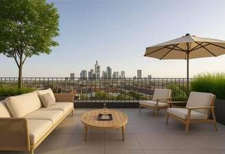 Ansicht Dachterrasse