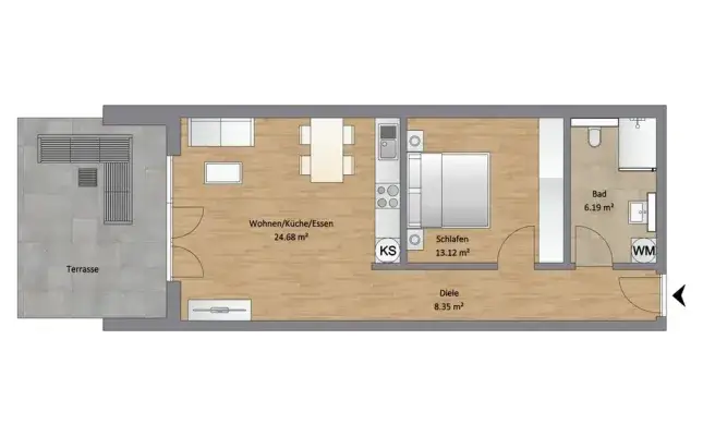  Grundriss Haus 4 WE 04