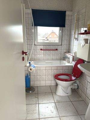 Blick ins Badezimmer