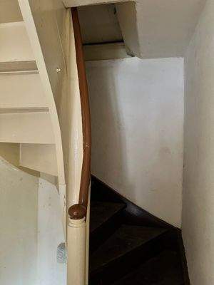 Treppenaufgang zum Dachboden