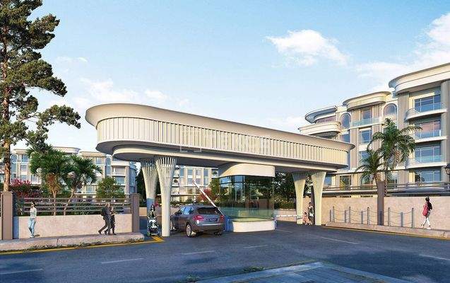 Apartments in a Complex with a Landscaped Garden in Kocaeli