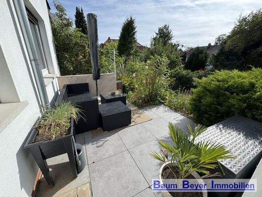 Terrasse im Erdgeschoss