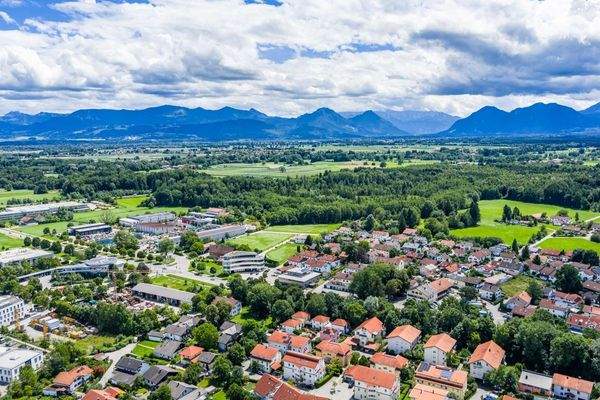 Lage im Alpenvorland