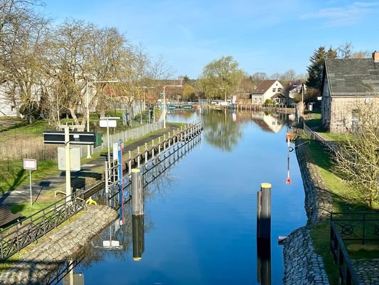 Blick auf den Storkower Kanal