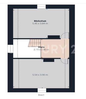Grundriss Dachgeschoss Haupthaus