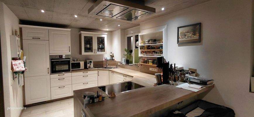 Offene Küche mit Theke Neubau