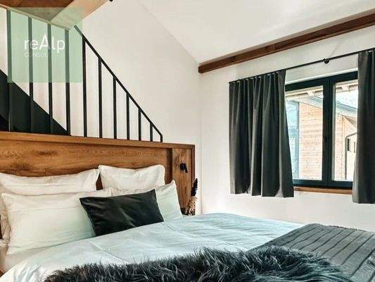 Zwei Schlafzimmer mit gemütlicher Galerie