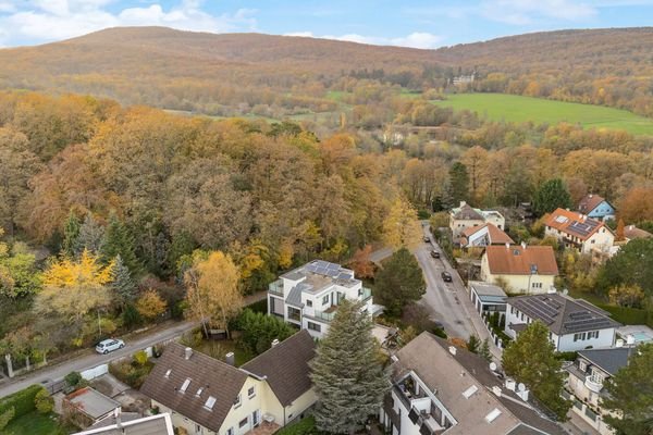 Drohnenaufnahme Blick Hermesvilla