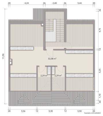 Grundriss Spitzboden