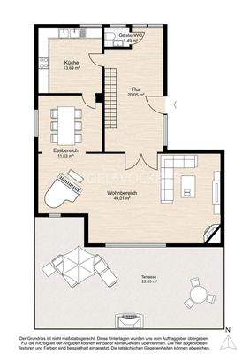 Erdgeschoss leerstehendes Haus