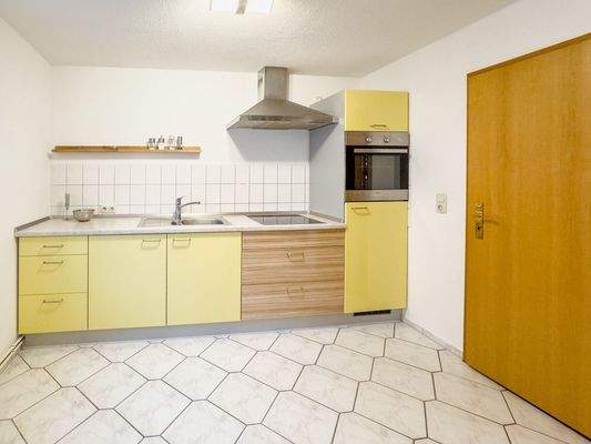 Die Einbauküche im 1. OG