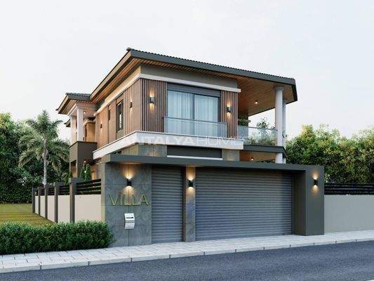 Detached House with Magnificent Mountain View in Antalya Döşemealtı