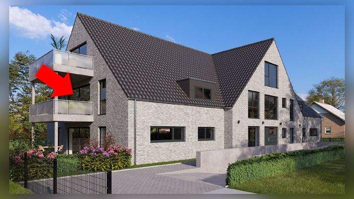 Vorderansicht - Einfahrt Tiefgarage