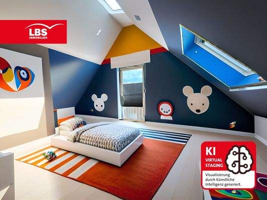 Kinderzimmer Spitzboden