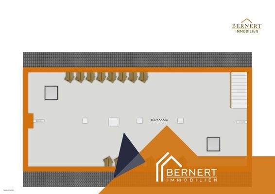 Grundriss visualisiert DG Wohnhaus