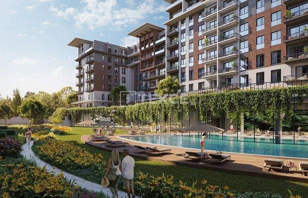 Flats in a Social Complex with Lake Views in Kocaeli