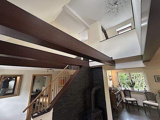 Blick von unten in die Galerie