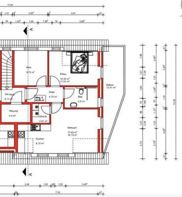 Grundriss 2. Etage / Dachgeschoss
