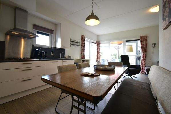 Haus Ouddorp Wohnzimmer Garten Zugang Wintergarten