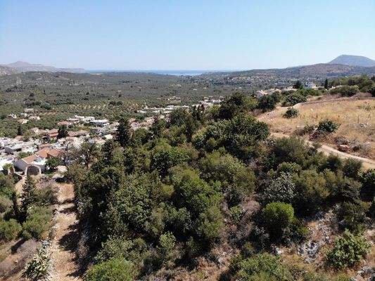 Kreta, Neo Chorio: Traumhaftes Grundstück mit Bergblick im Apokoronas zu verkaufen