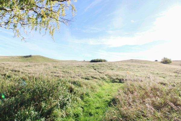 Zicker Berge hinter dem Grundstück