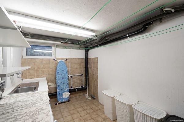 Hauswirtschaftsraum im Kellergeschoss