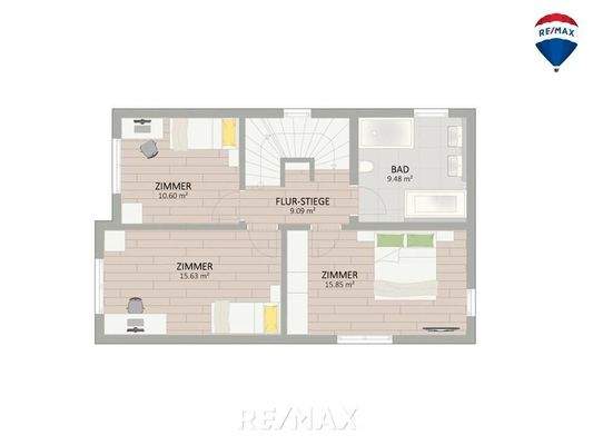 Grundriss Obergeschoss