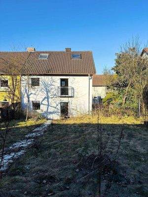 Rückansicht mit Garten