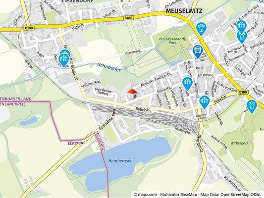 Geolyzer Kartenausschnitt