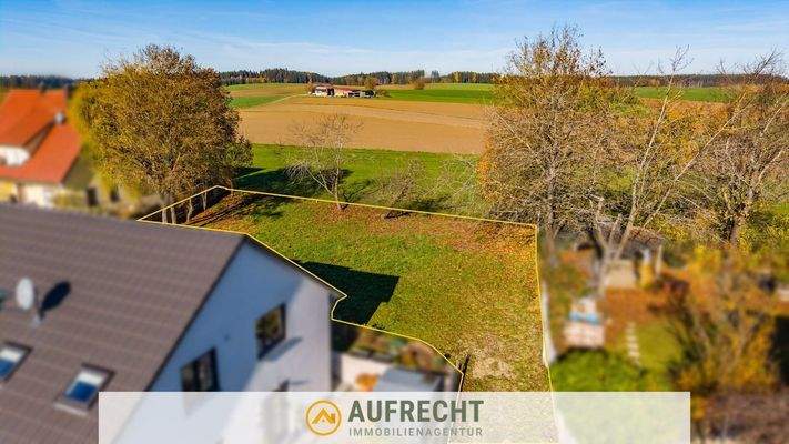 Grundstück in Feldrandlage