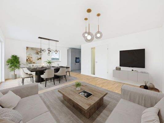 Einrichtungsbeispiel - Wohnzimmer