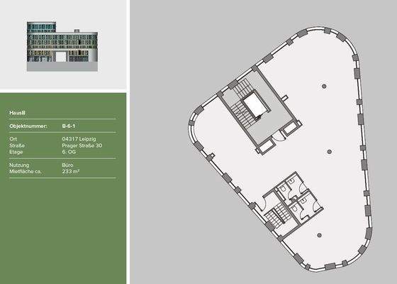Haus B - 6. OG ca. 233 m²