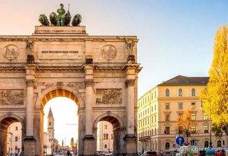 Büro nahe Siegestor