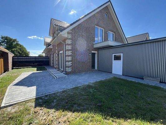 Rückseite der Wohnung