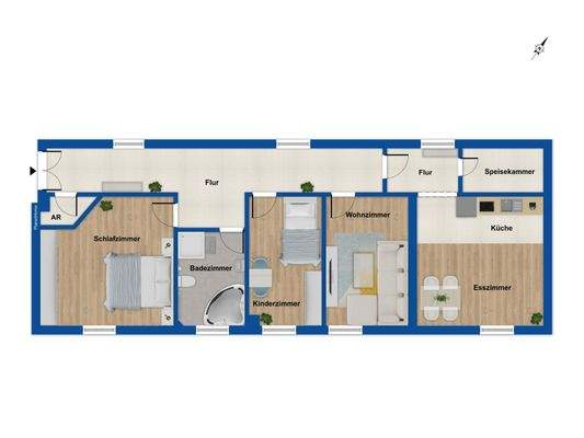 Grundriss 1.Obergeschoss