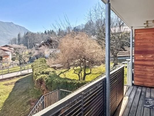 Blick vom Balkon