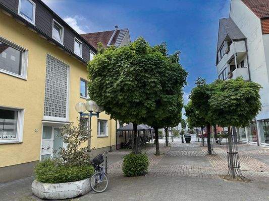 Haus Nr. 22 mit Blick in die Fußgängerzone