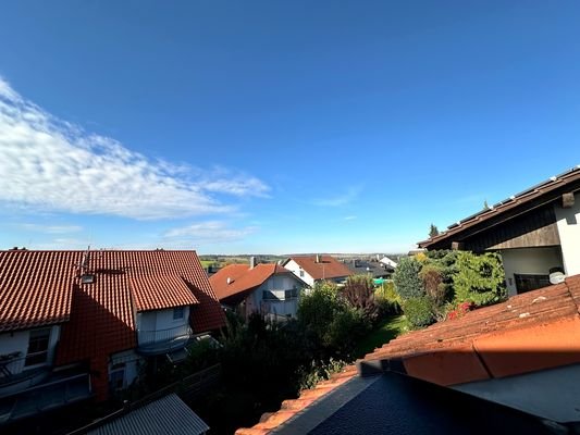 Blick vom Balkon 