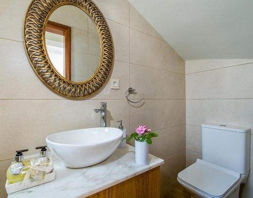 Kreta, Kokkino Chorio: Villa mit spektakulärem Blick auf das Meer und den Sonnenuntergang zu verkaufen