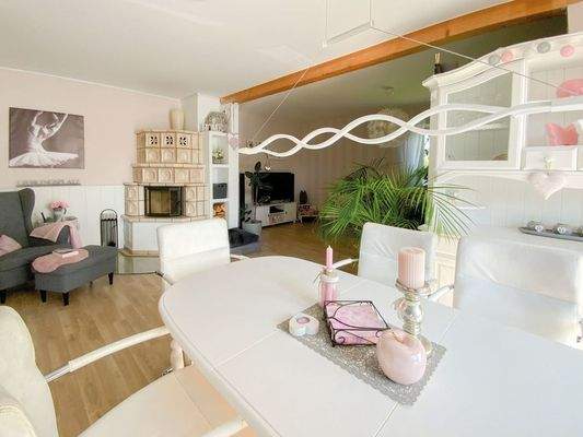 Blick von dem Esstisch