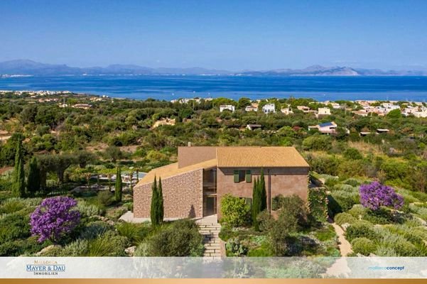 Fantastische Neubau Finca mit atemberaubenden Meerblick in Colonia de Sant Pere