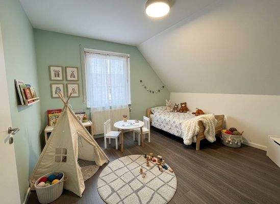 Dachgeschoss Kinderzimmer 1 - virtueller Einrichtu