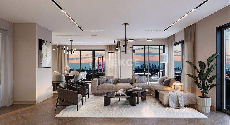 Bosphorus View Flats Near Sea in İstanbul Üsküdar