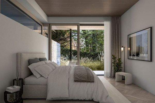 Das durchdachte Lichtdesign unterstreicht das hochwertige Interior der Wohnungen