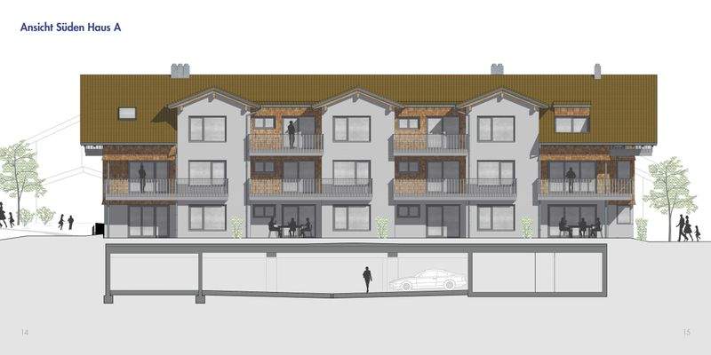 Hausansicht Haus A Süd