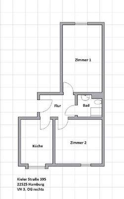 Kieler Str 395 ME 1040 VH 3 OG rechts