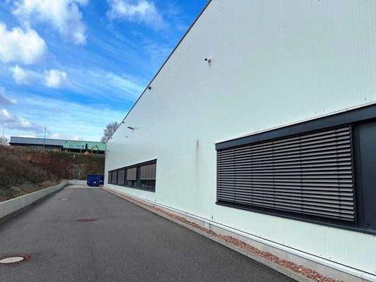 Ansicht Büro- / Sozialtrakt 