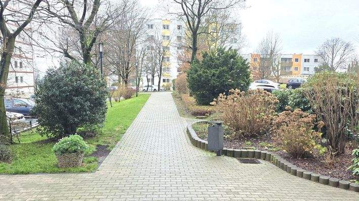 Vorderbereich des Wohnhauses