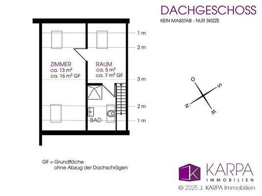 Grundriss Dachgeschoss