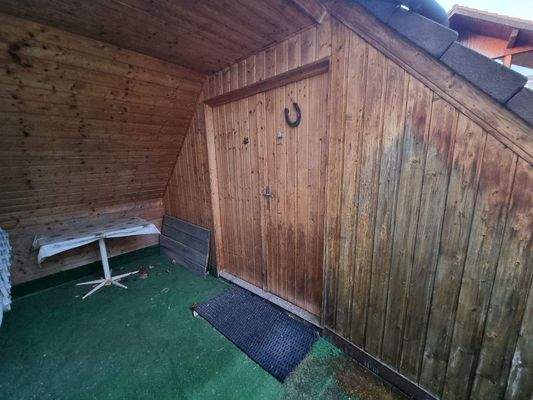 Stauraum über Garage